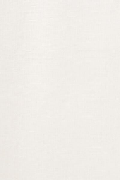 Chemisette en lin regular col boutonn&eacute;