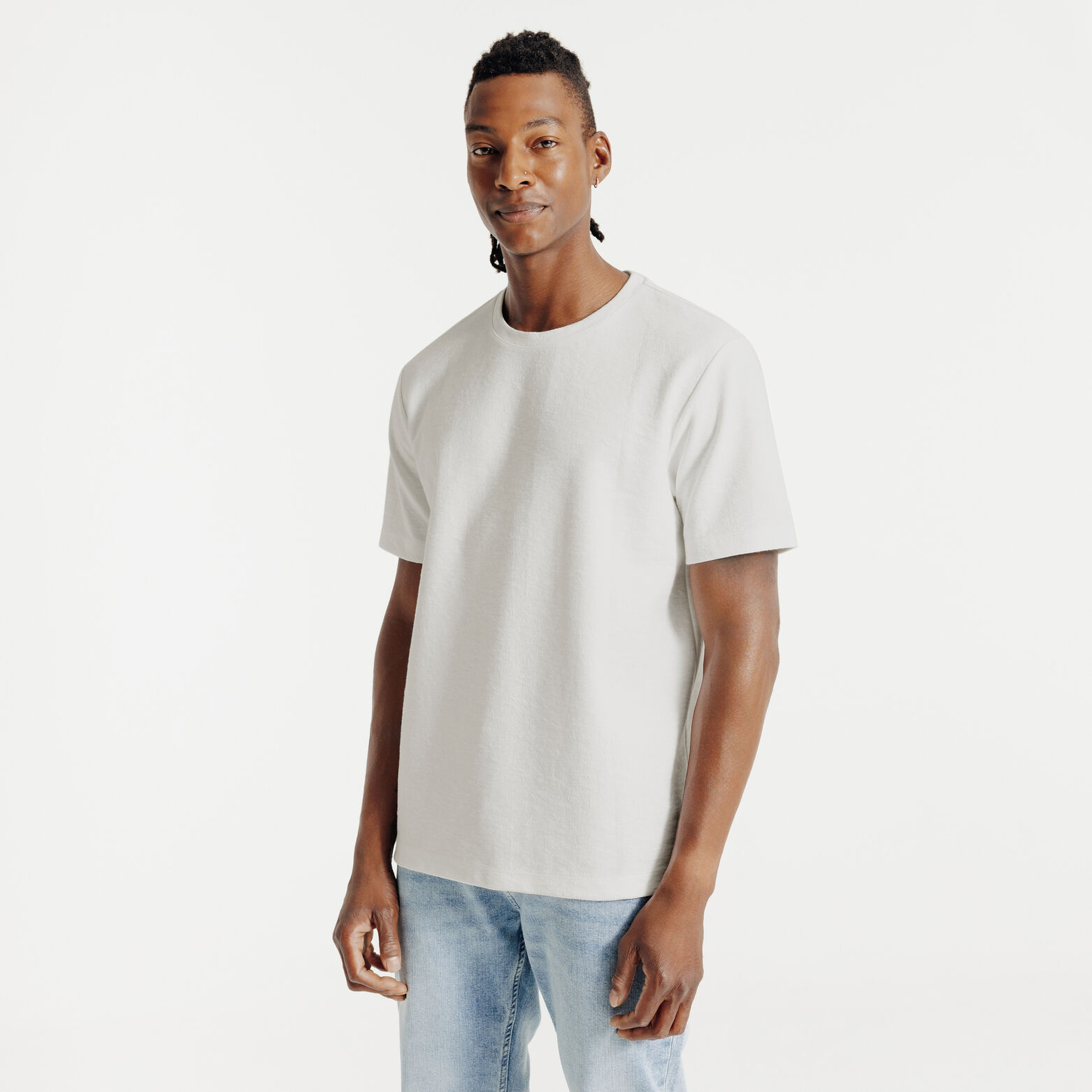 T-shirt in fantasiestof