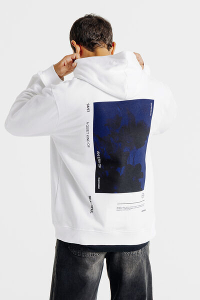 Sweat &agrave; capuche animation devant dos