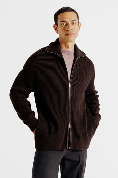 Gilet zipp&eacute; col camionneur