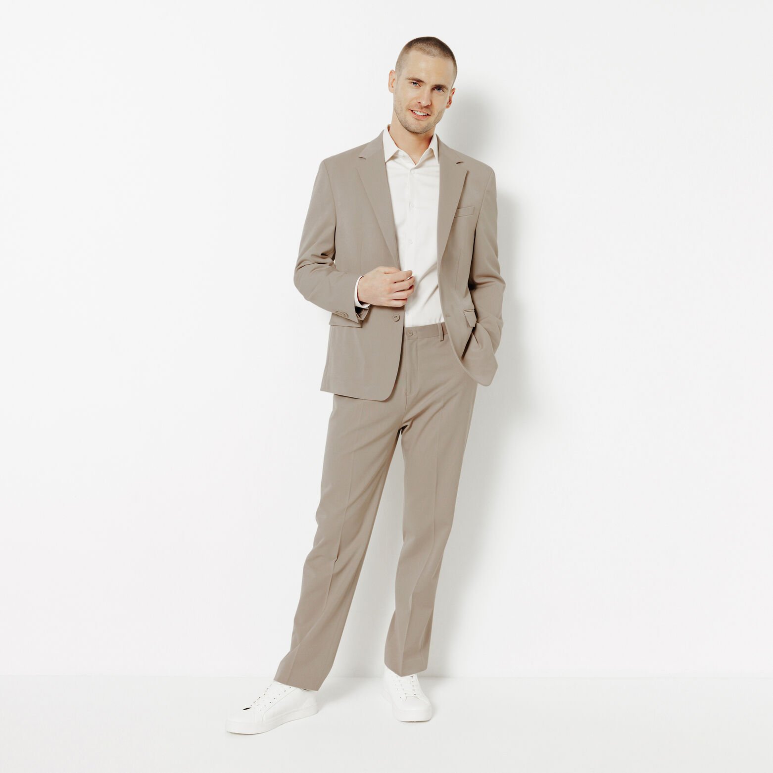 Costume 2 pi&egrave;ces loose - Ecru