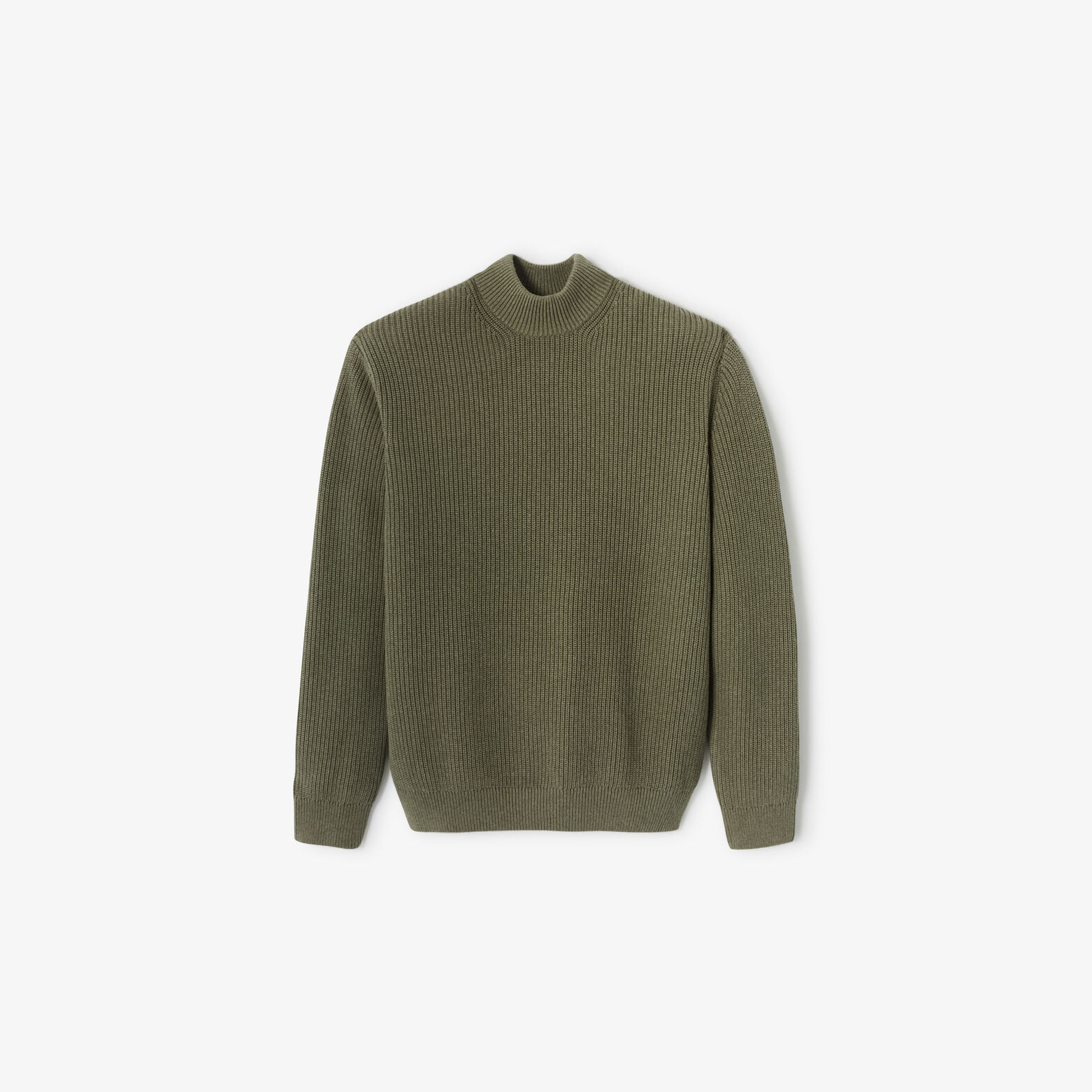 Pull col chemin&eacute;e en c&ocirc;te