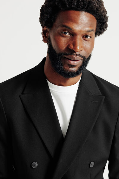 Veste de costume confort double boutonnage