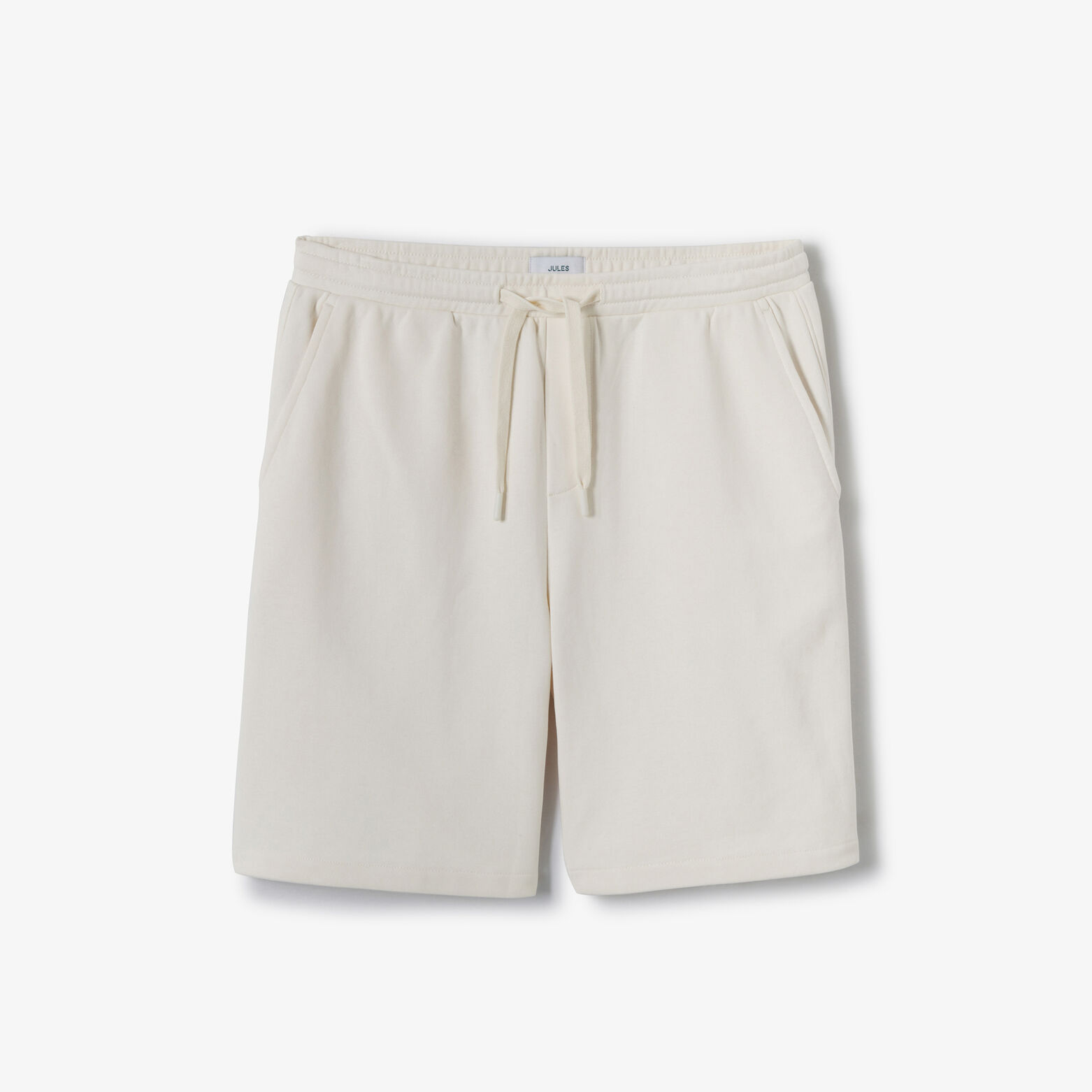 Short en molleton taille &eacute;lastiqu&eacute;e