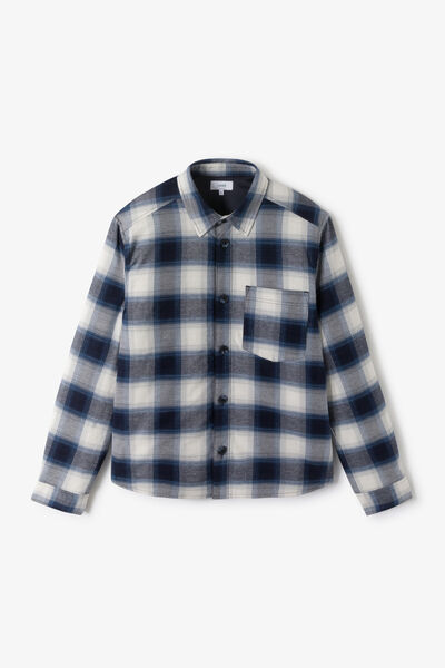 Surchemise doubl&eacute;e en coton