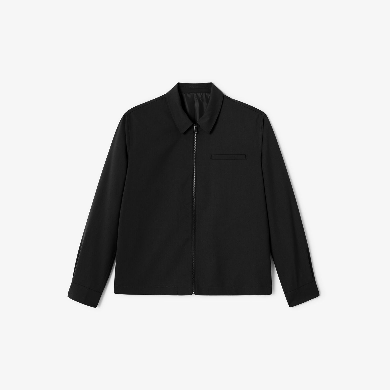 Veste col chemise zipp&eacute;e