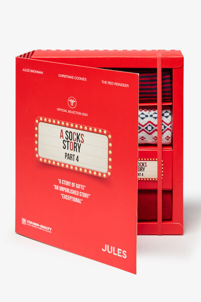 Coffret version anglaise 7 paires de chaussettes