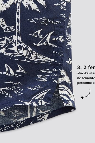 Chemisette pour personne &agrave; mobilit&eacute; r&eacute;duite