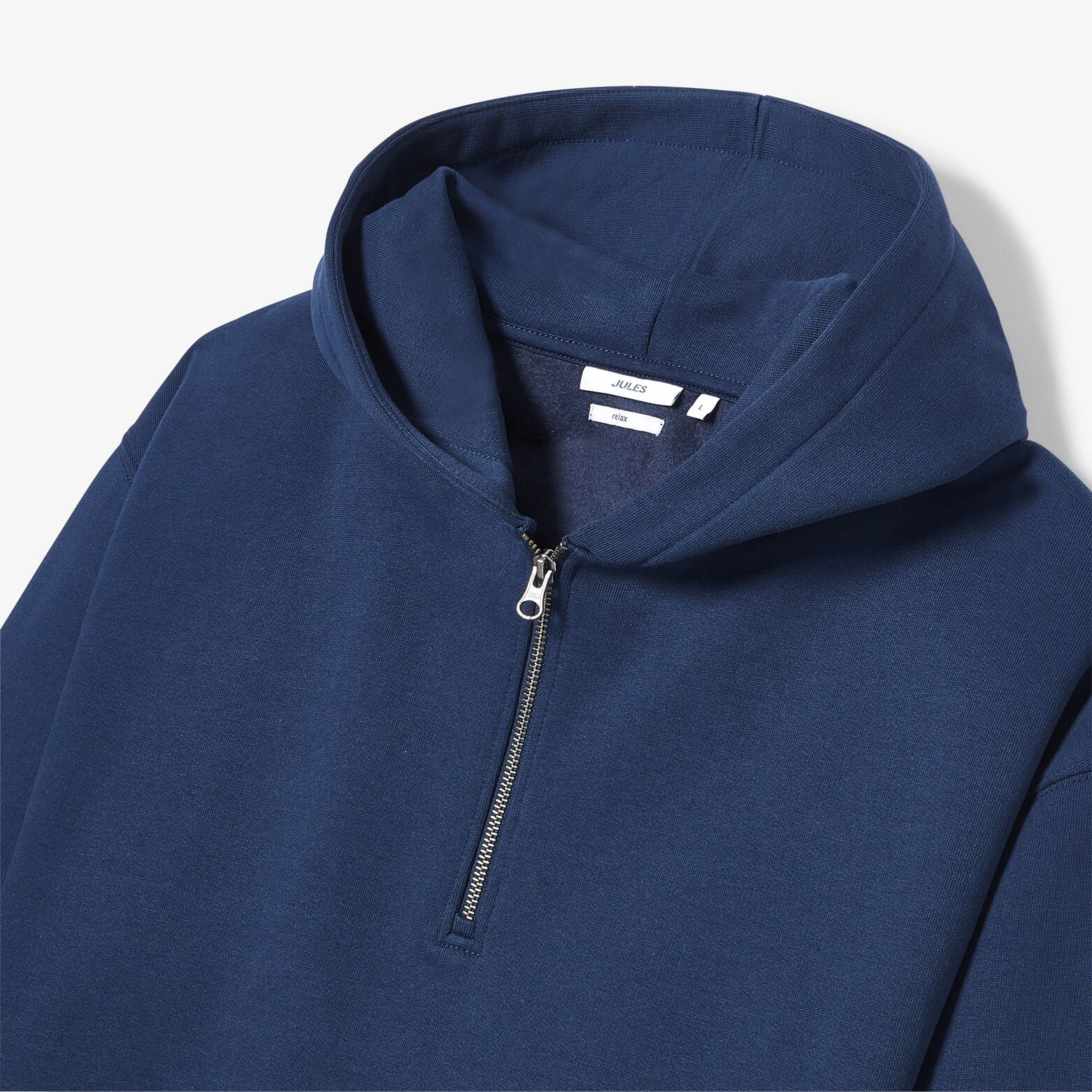 Sweat &agrave; capuche col zipp&eacute;