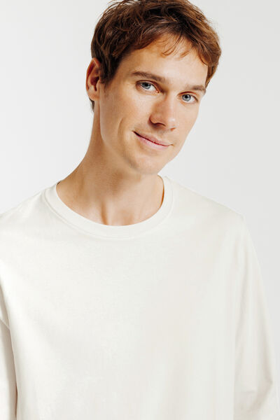 Tee shirt manches longues mati&egrave;re douce