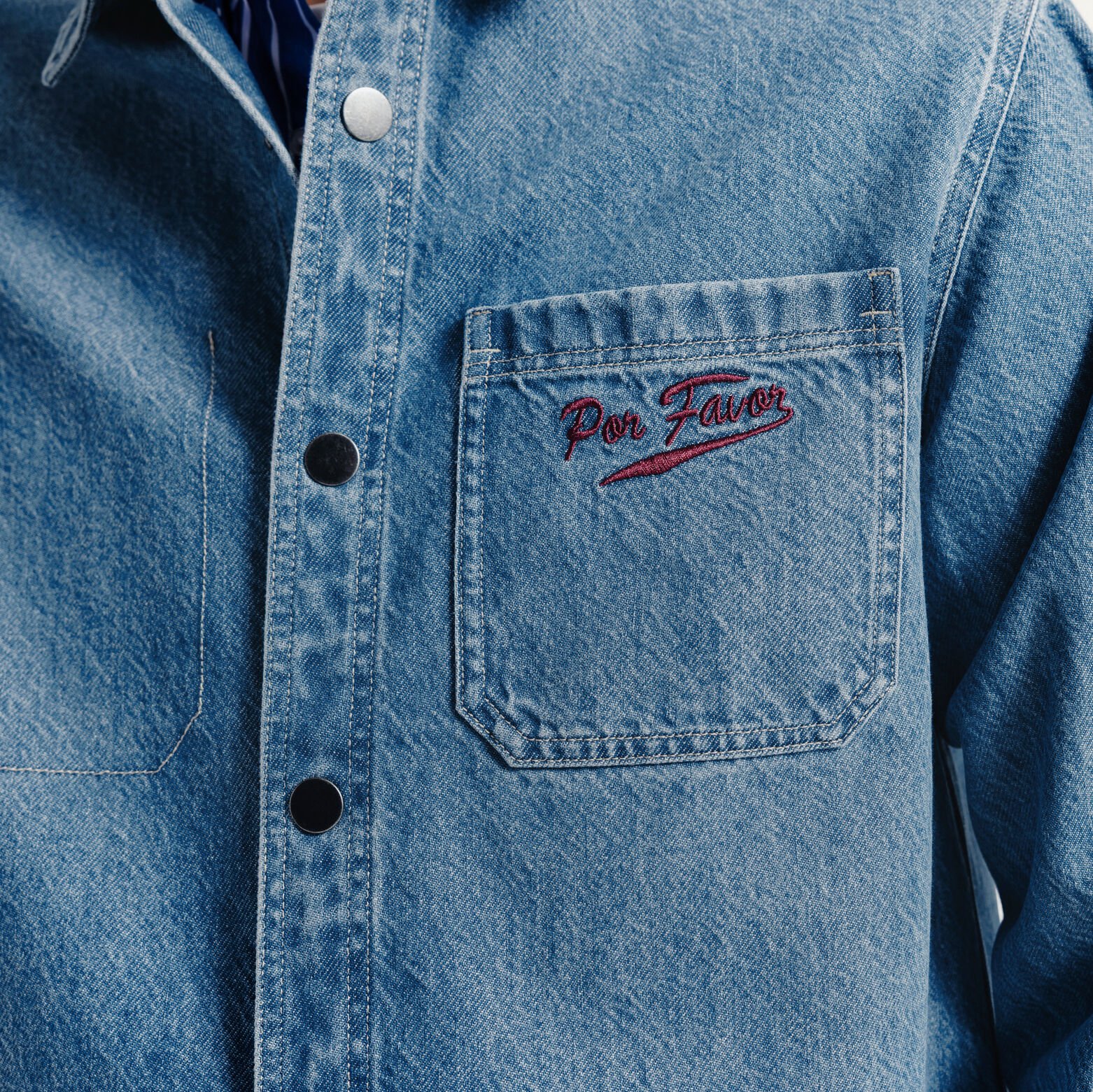 Surchemise en coton imprim&eacute;e