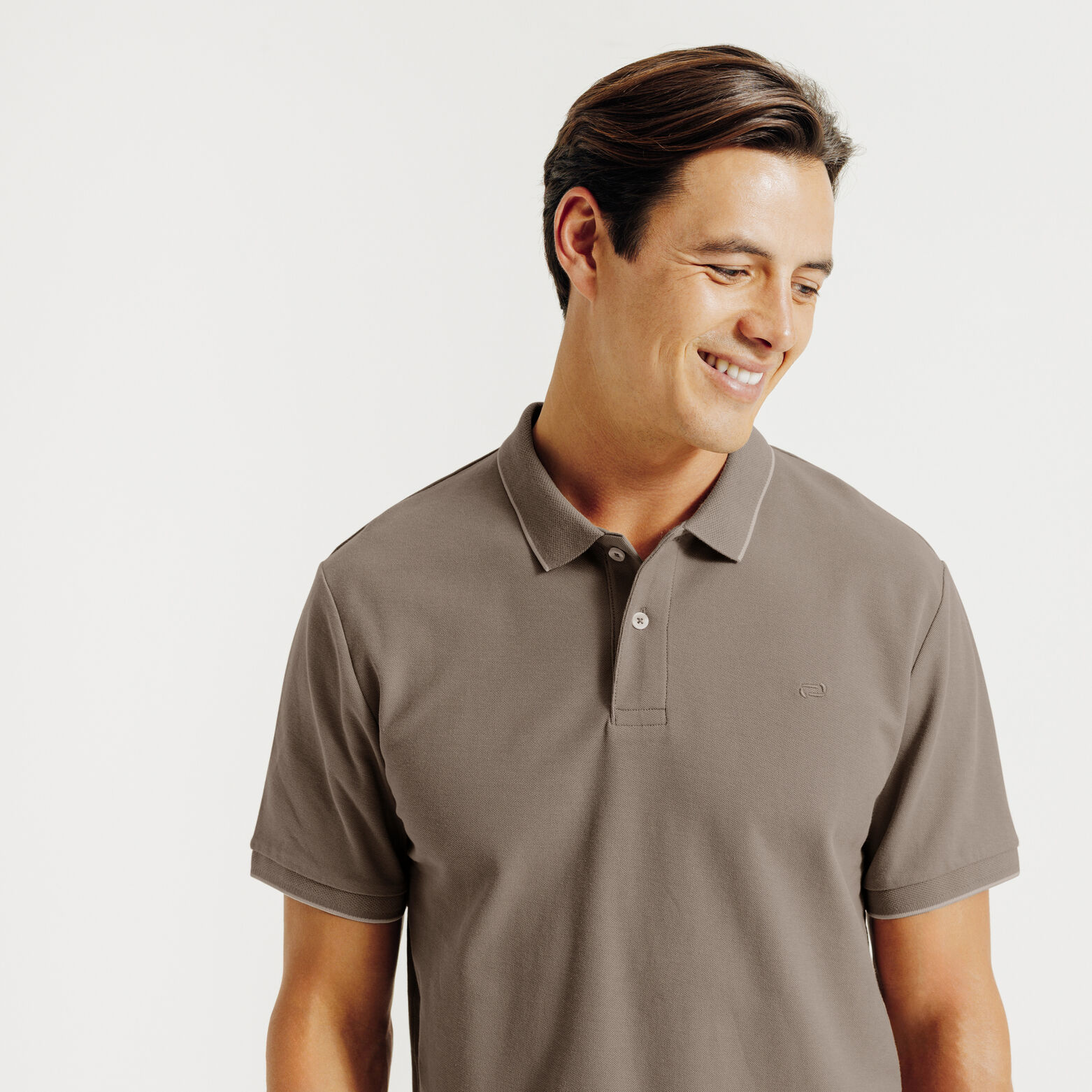 "Le Parfait by Jules" effen polo korte mouwen 