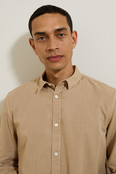 Overhemd van tencelkatoen