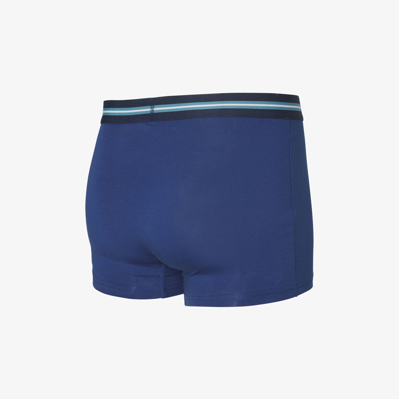 Boxer en coton avec ceinture ray&eacute;e