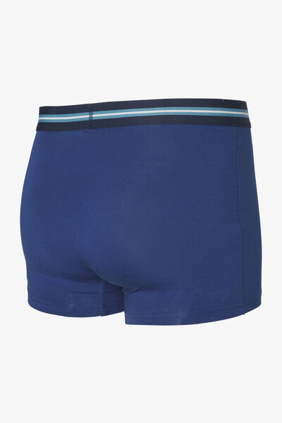 Boxer en coton avec ceinture ray&eacute;e