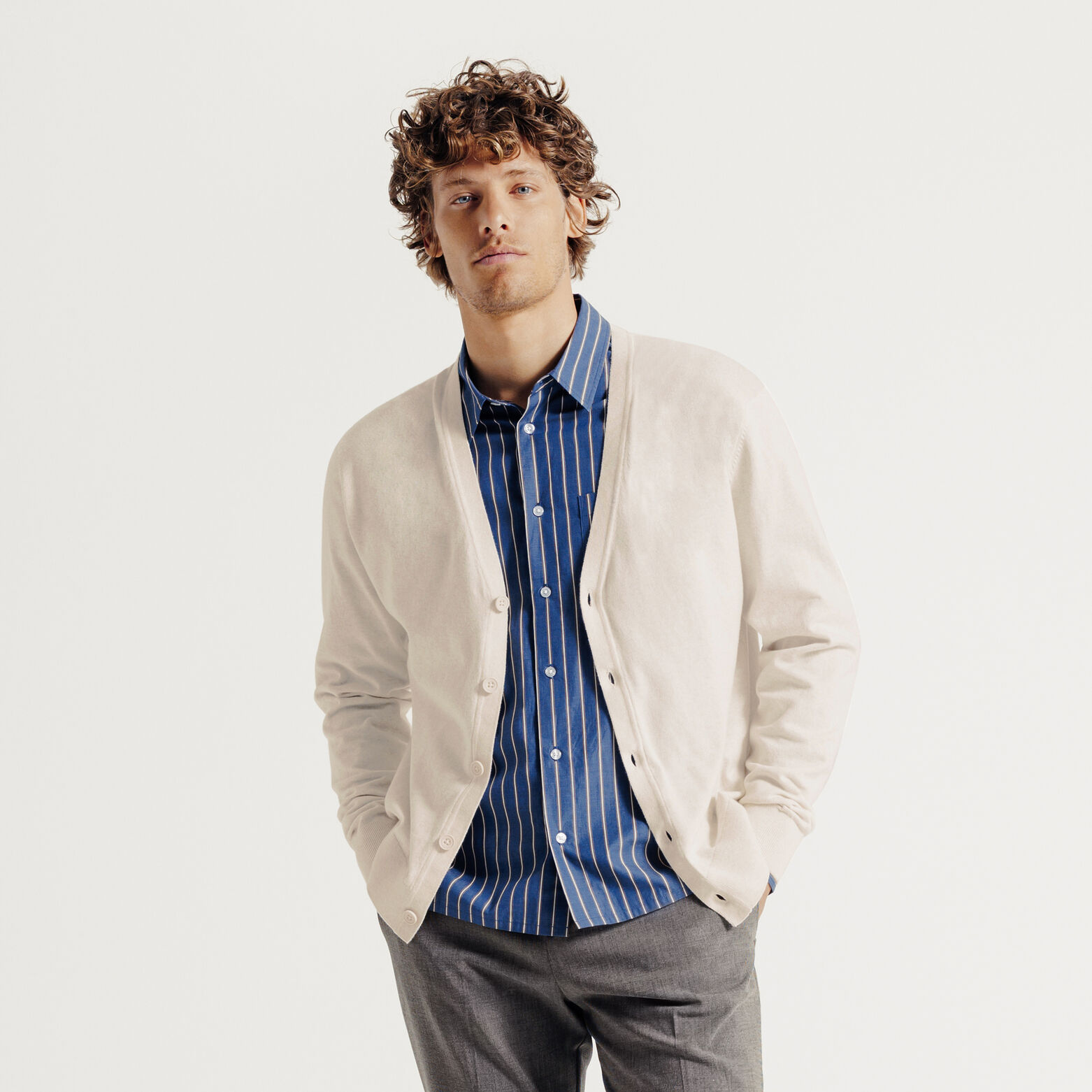 Cardigan boutonn&eacute;