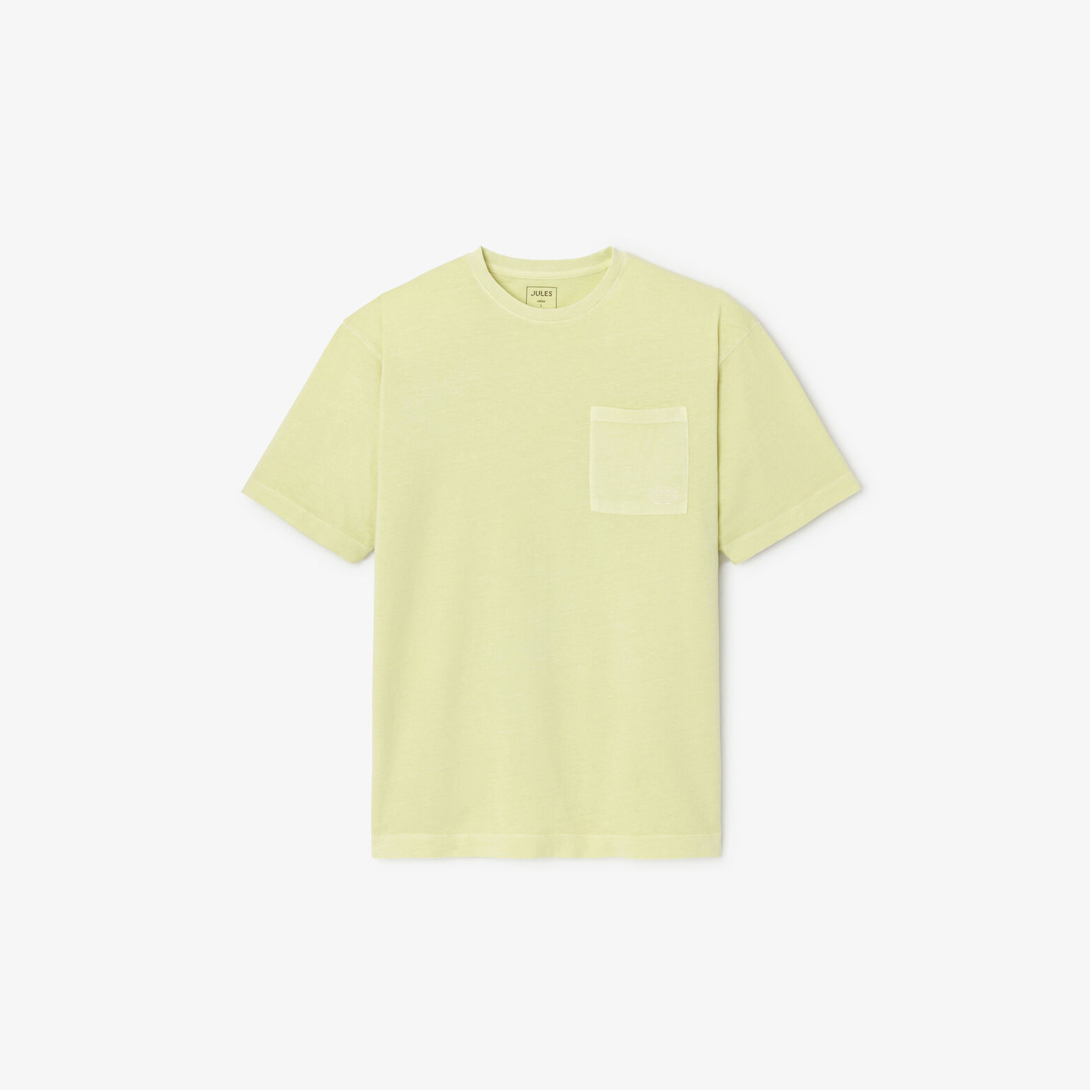 Tee shirt coton poche poitrine