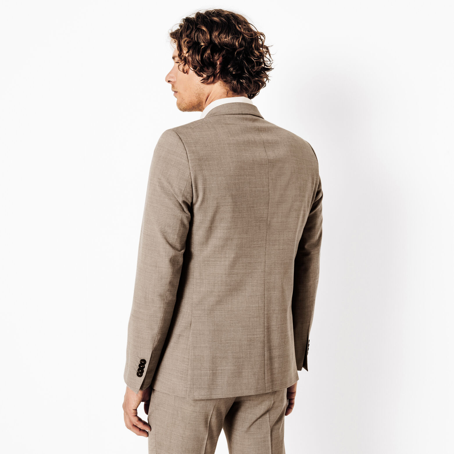 Veste de costume slim bi-ton