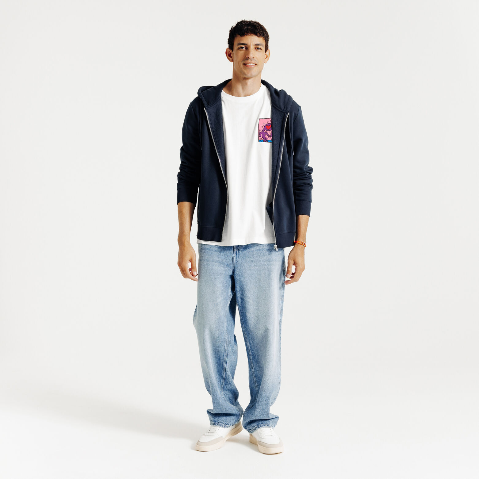 Tee shirt imprim&eacute; licence Keith Haring