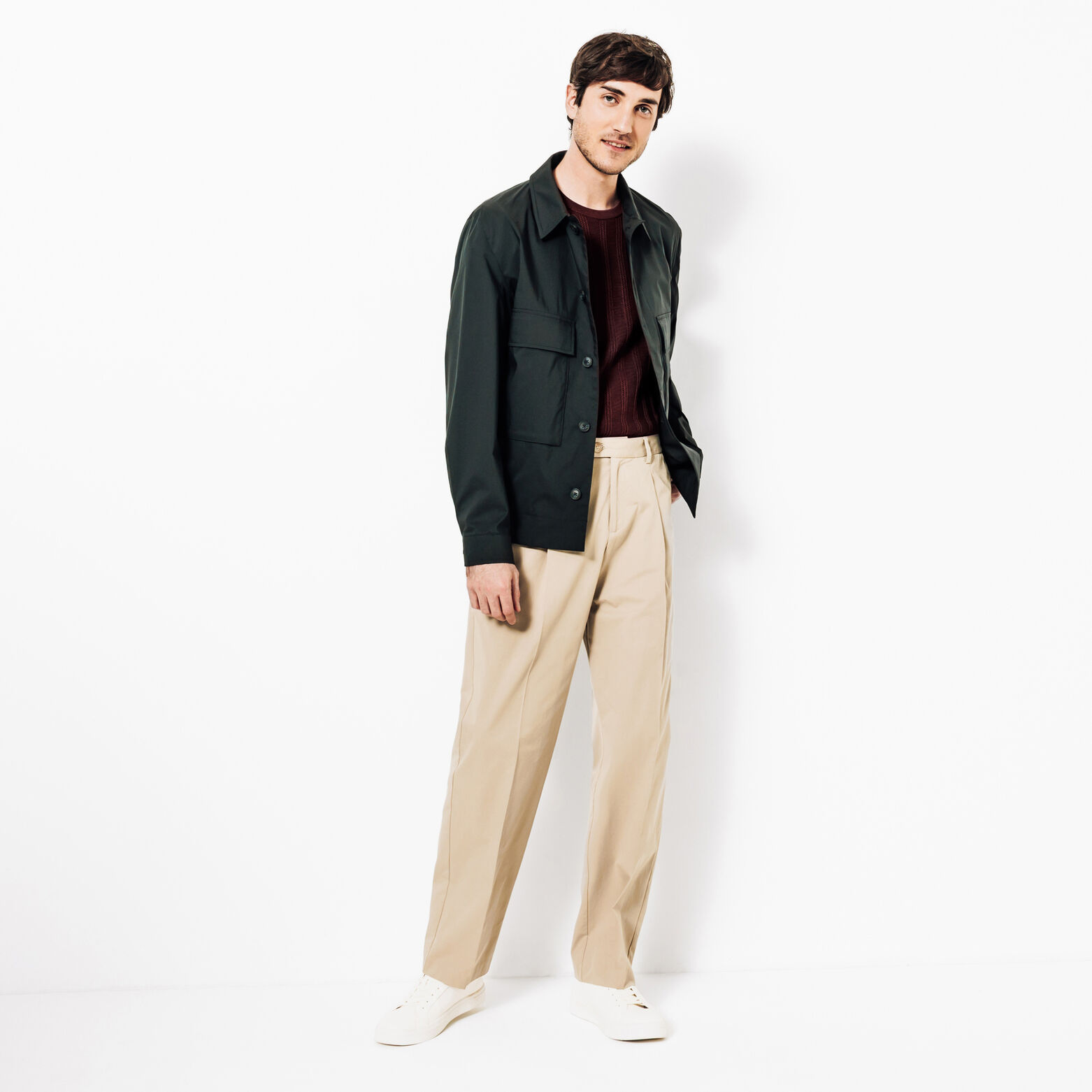 Tee shirt en maille jeux de points