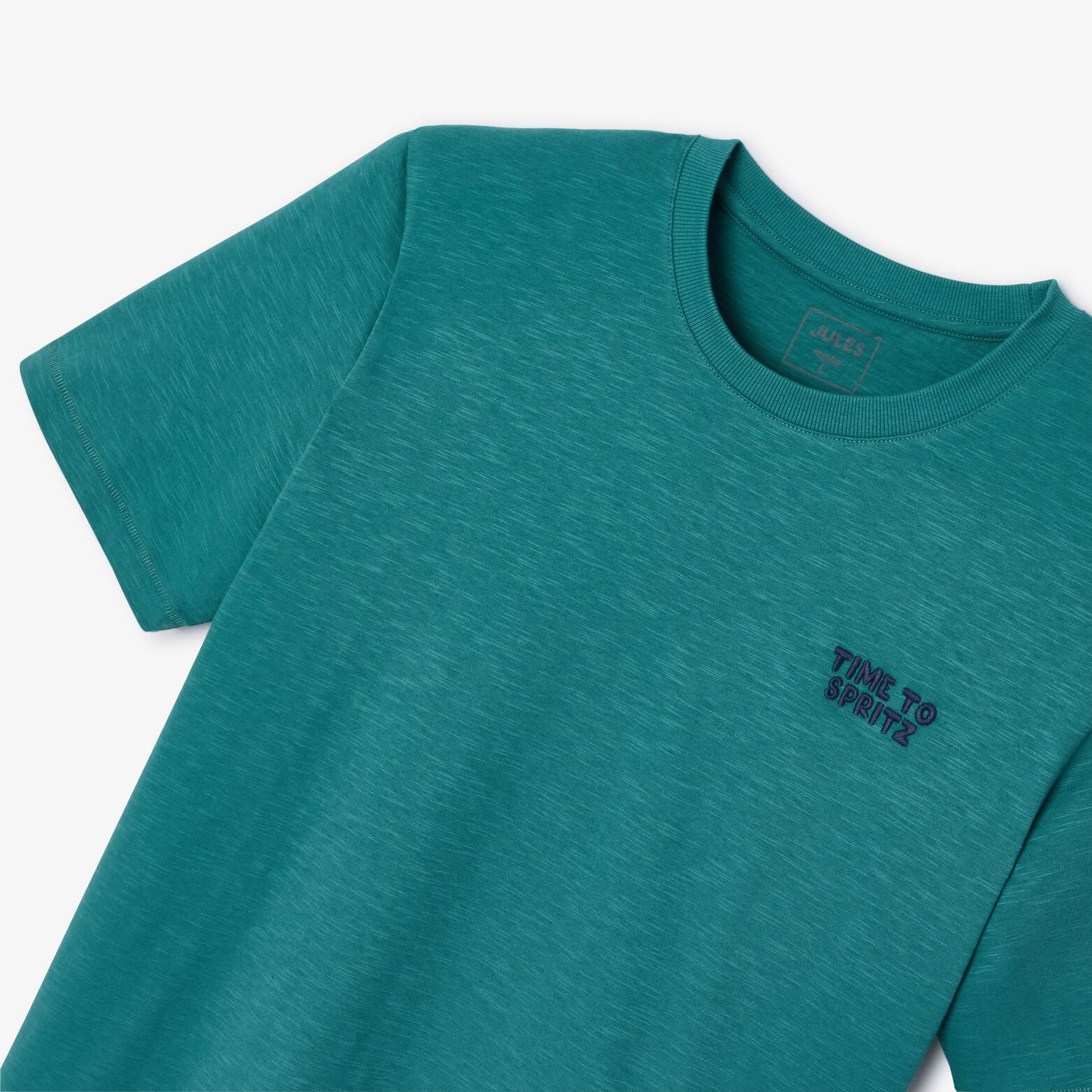 Tee shirt brod&eacute; en coton