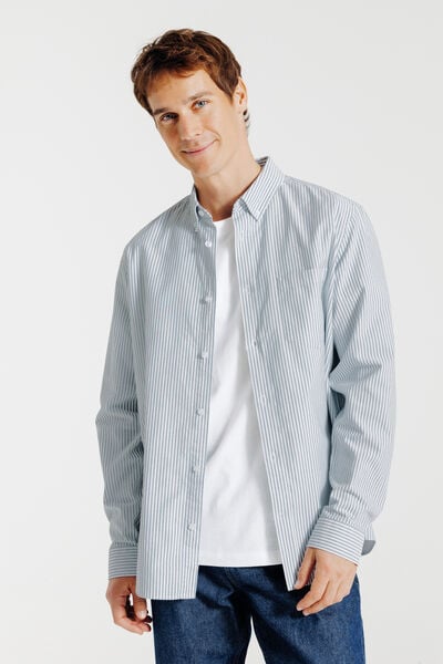 Chemise oxford ray&eacute;e "le parfait by JULES"