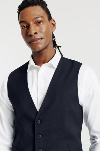 Gilet de costume slim bi-strech