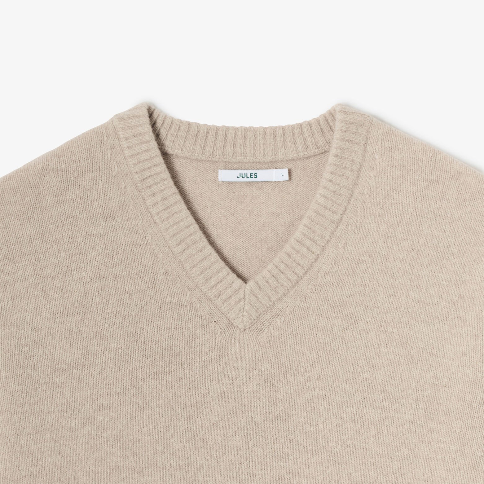 Pull col v lambswool