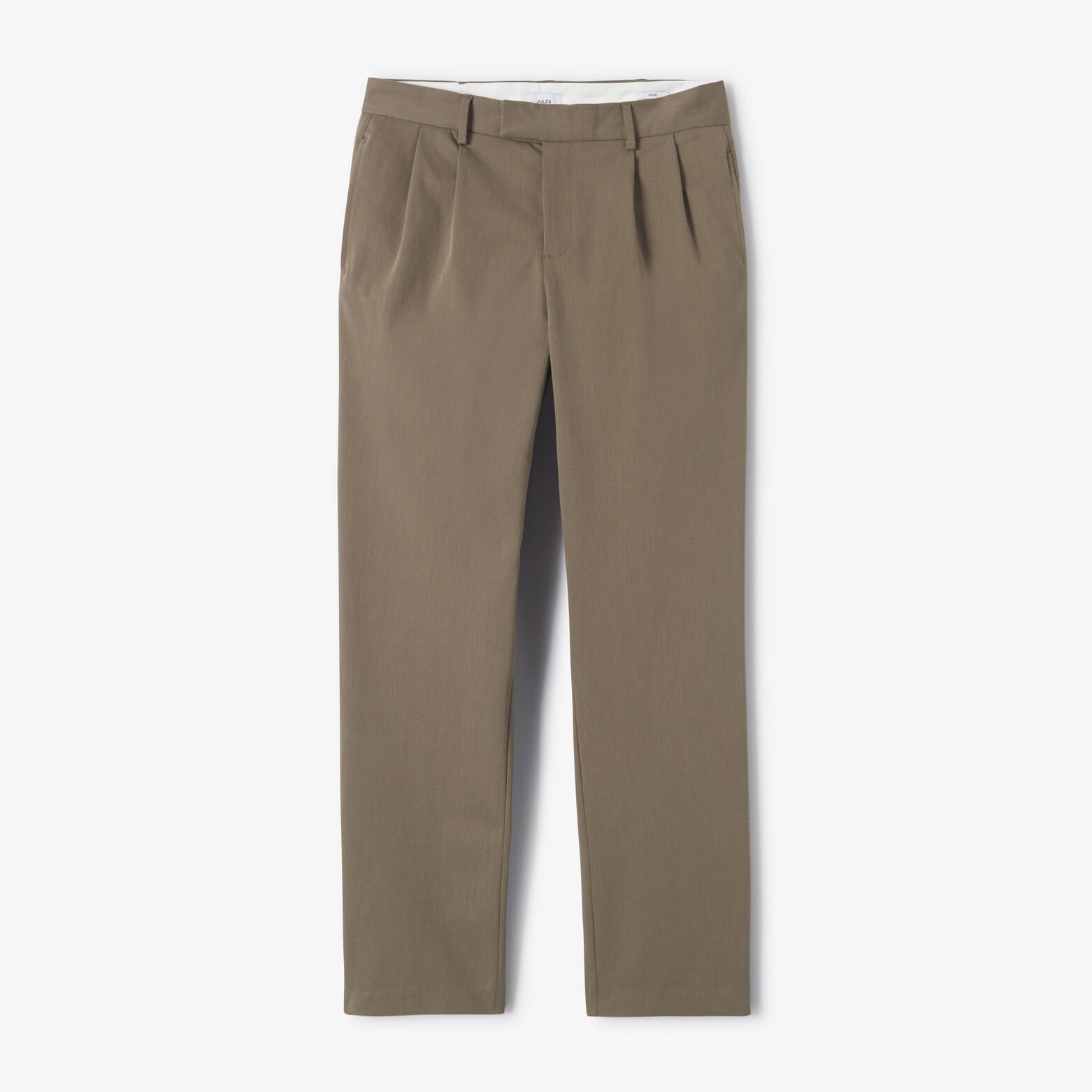Pantalon chino &agrave; plis