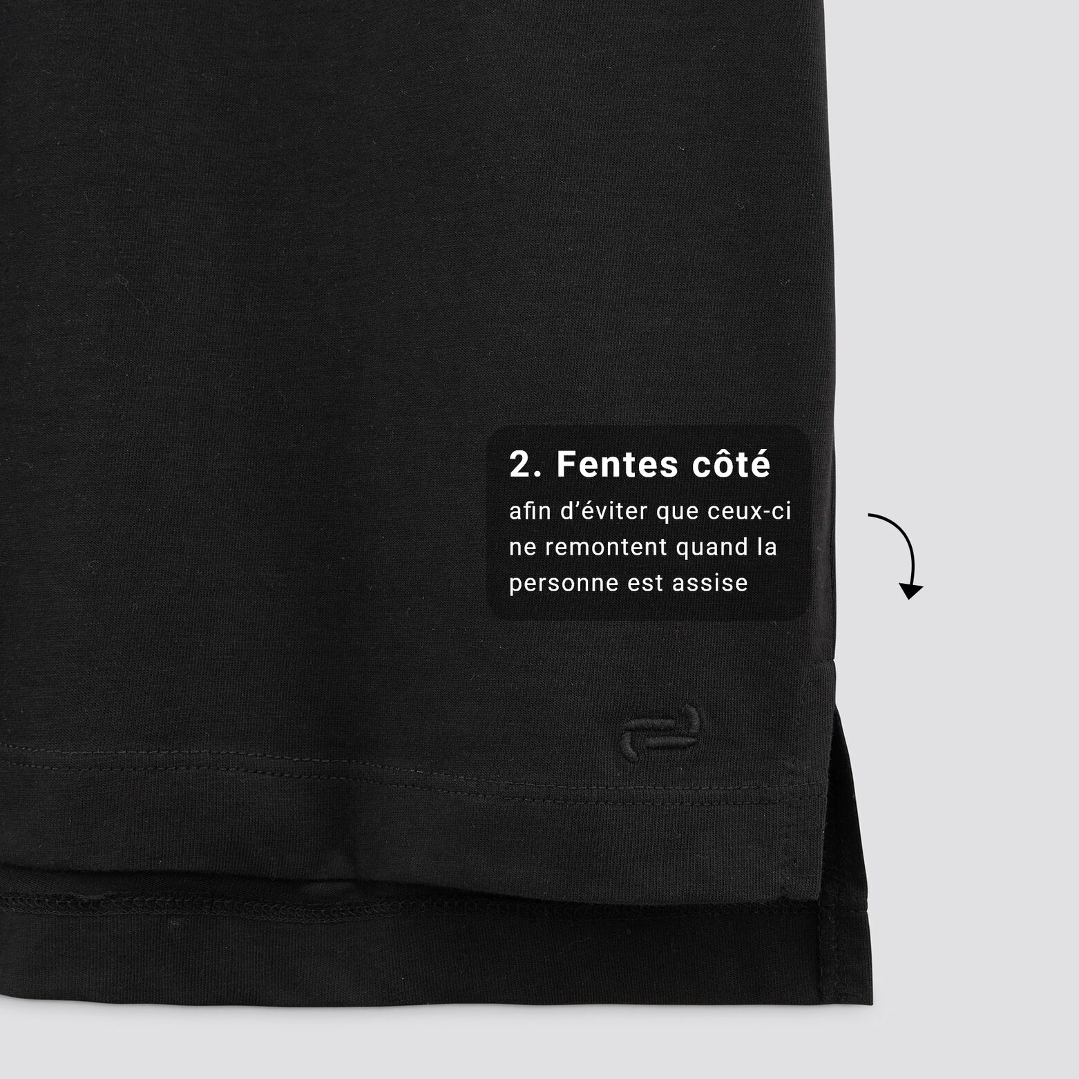 Tee shirt pour personne &agrave; mobilit&eacute; r&eacute;duite