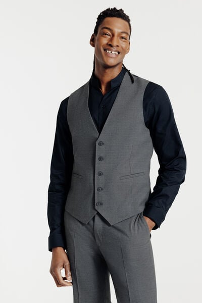 Gilet de costume slim bi-strech