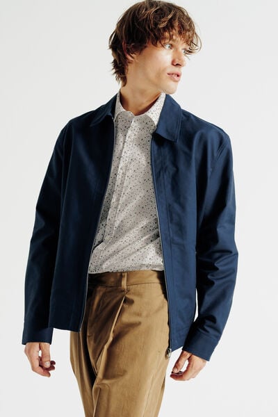 Regular fit hemdje in katoen met bloemenprint