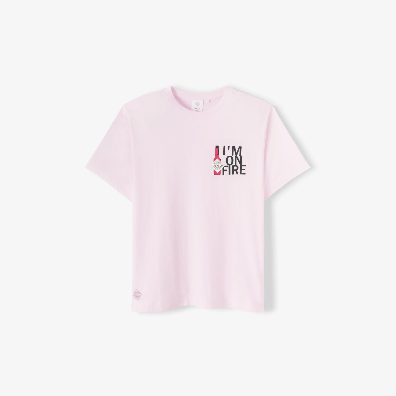 Tee shirt imprim&eacute; poitrine licence Tabasco