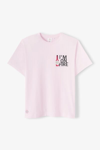 Tee shirt imprim&eacute; poitrine licence Tabasco