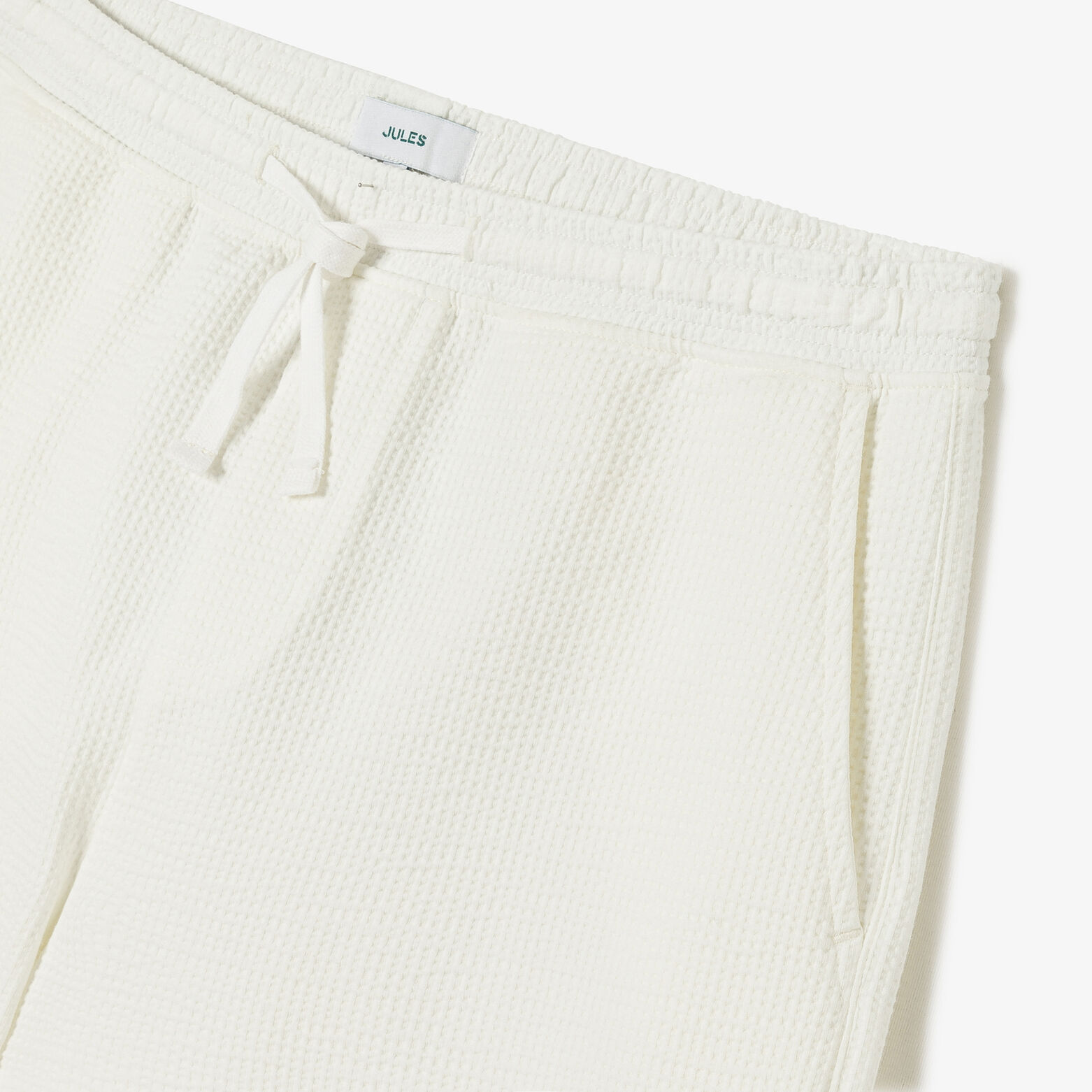 Bermuda en maille seersucker