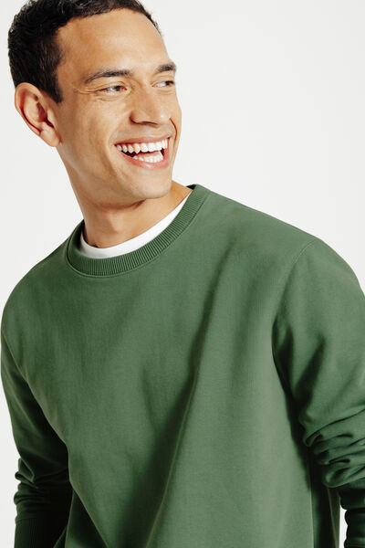 Sweat col rond uni
