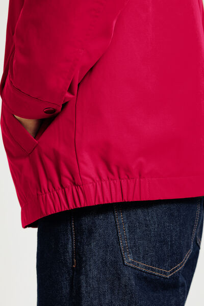 Blouson col chemise zipp&eacute;