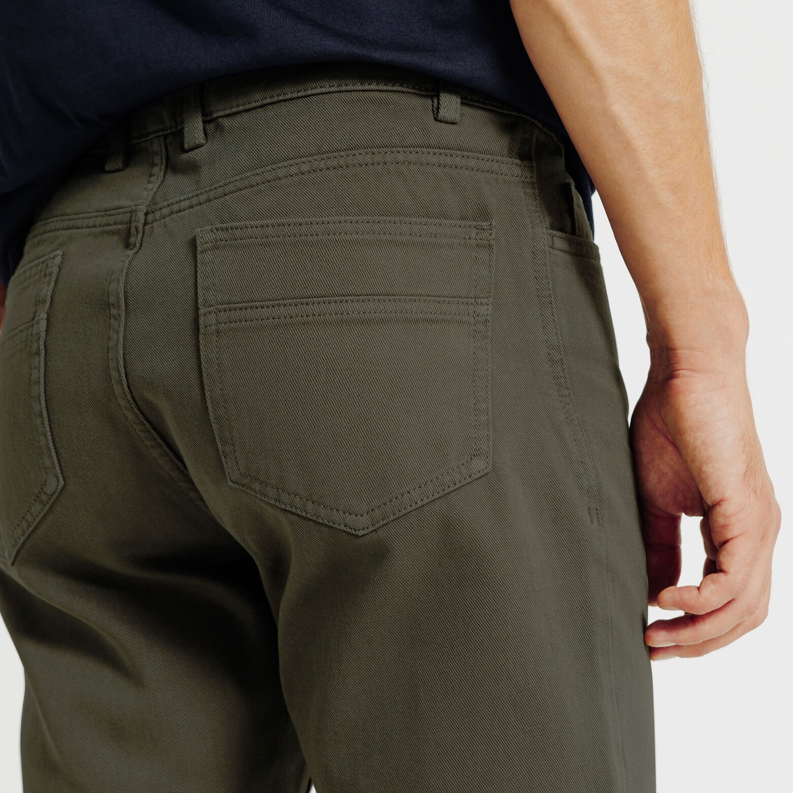 Straight fit broek 5 zakken