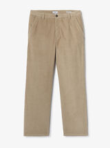 Loose fit chinobroek in fluweel