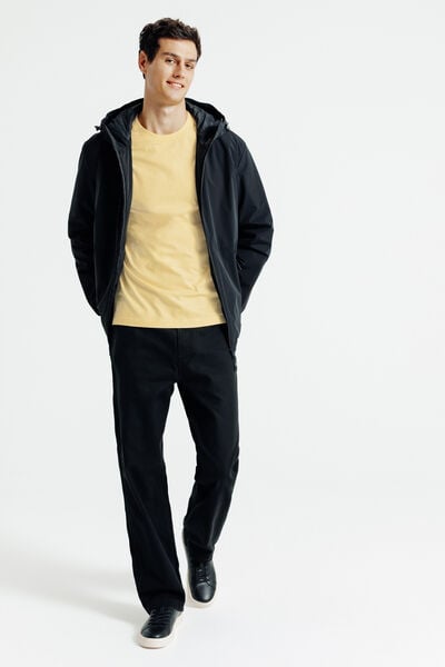 Tee shirt mati&egrave;re flamm&eacute;e broderie poitrine