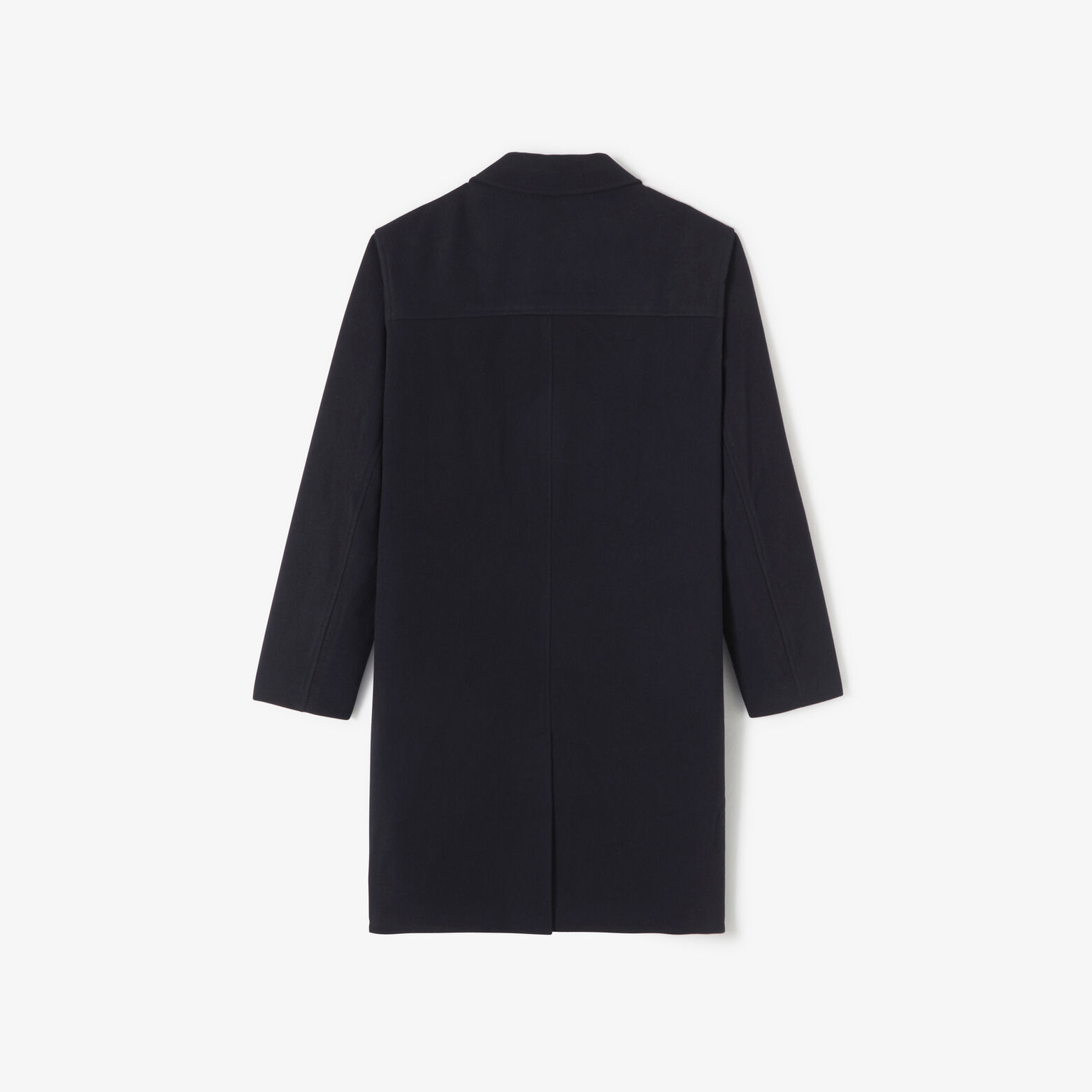 Manteau long col chemise