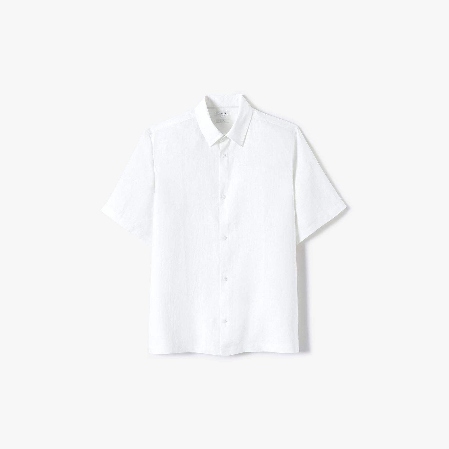 Chemisette en coton lin unie