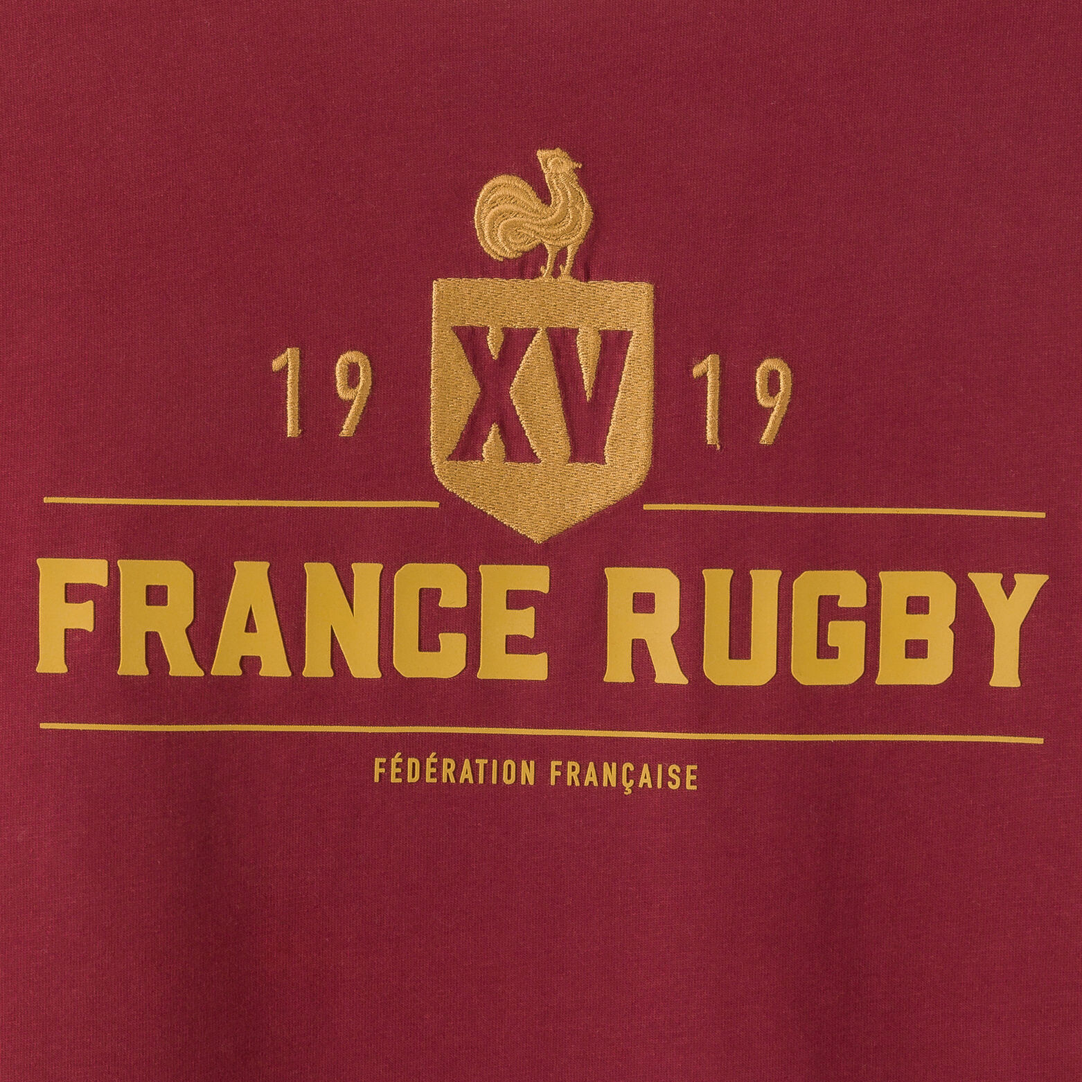 Tee shirt imprim&eacute; licence France Rugby