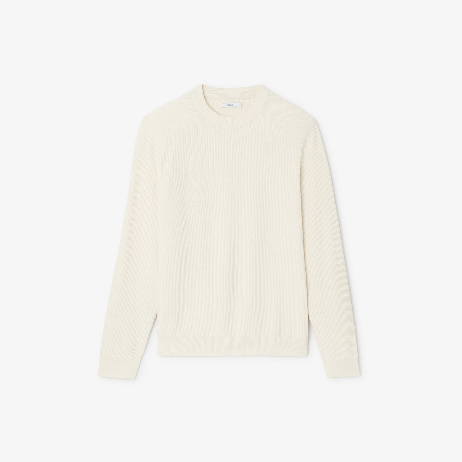 Pull col rond c&ocirc;te fantaisie