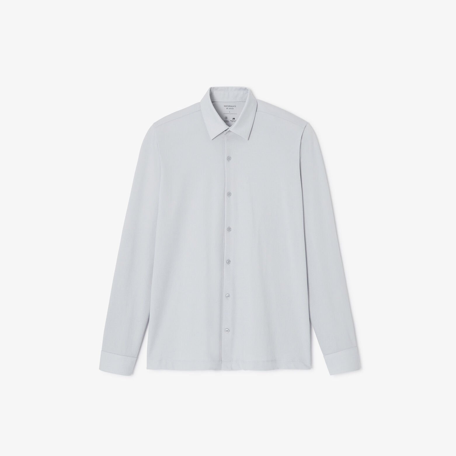 Chemise en maille coton slim