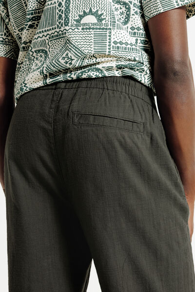 Pantalon loose mati&egrave;re textur&eacute;e