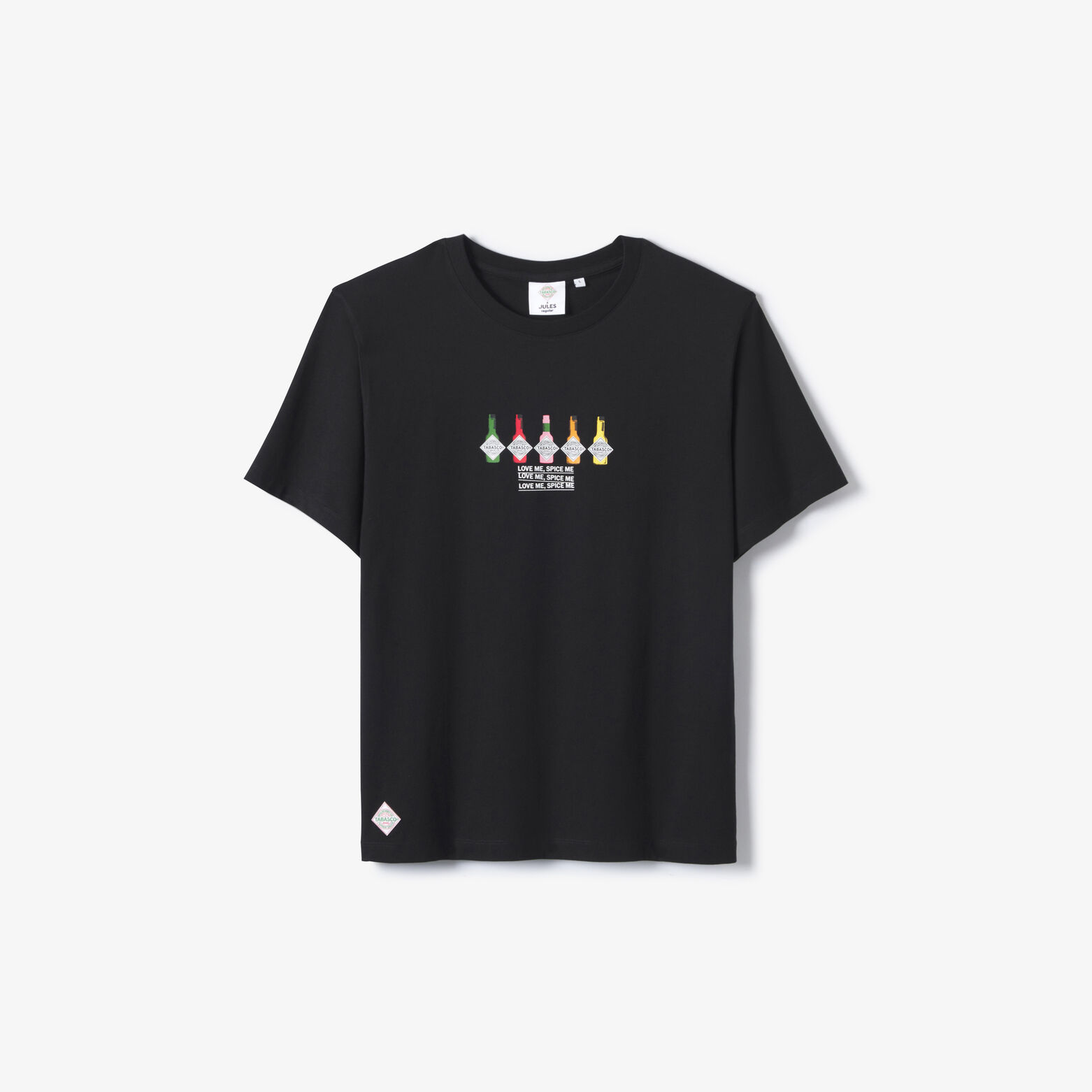 Tee shirt imprim&eacute; poitrine licence Tabasco