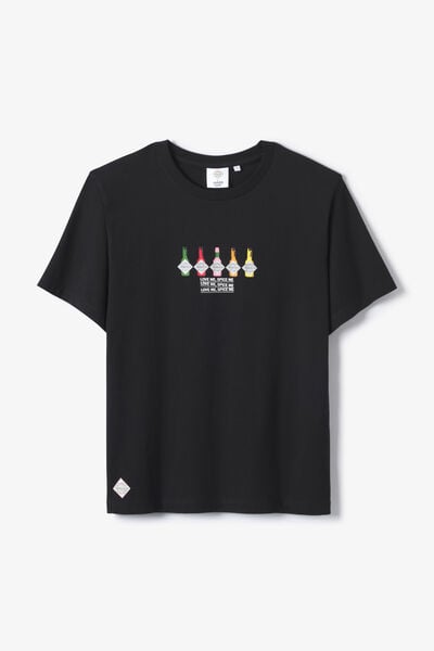Tee shirt imprim&eacute; poitrine licence Tabasco