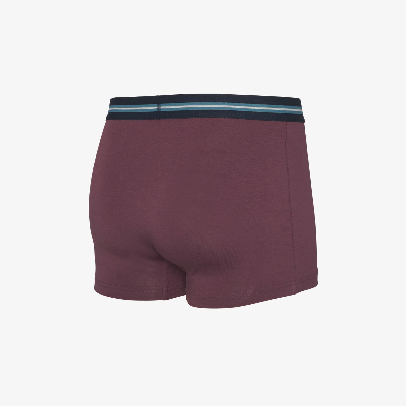 Boxer en coton avec ceinture ray&eacute;e