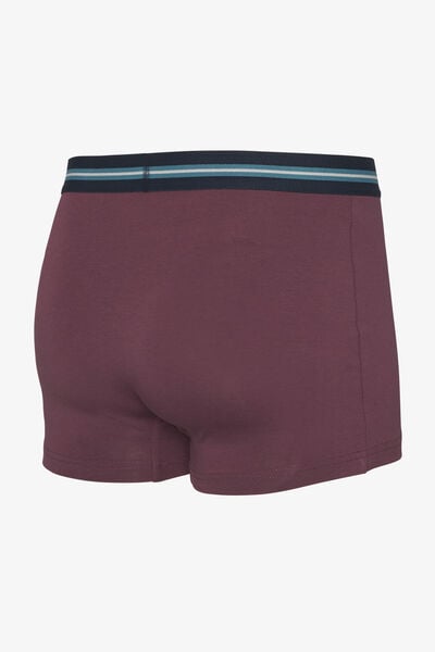Boxer en coton avec ceinture ray&eacute;e